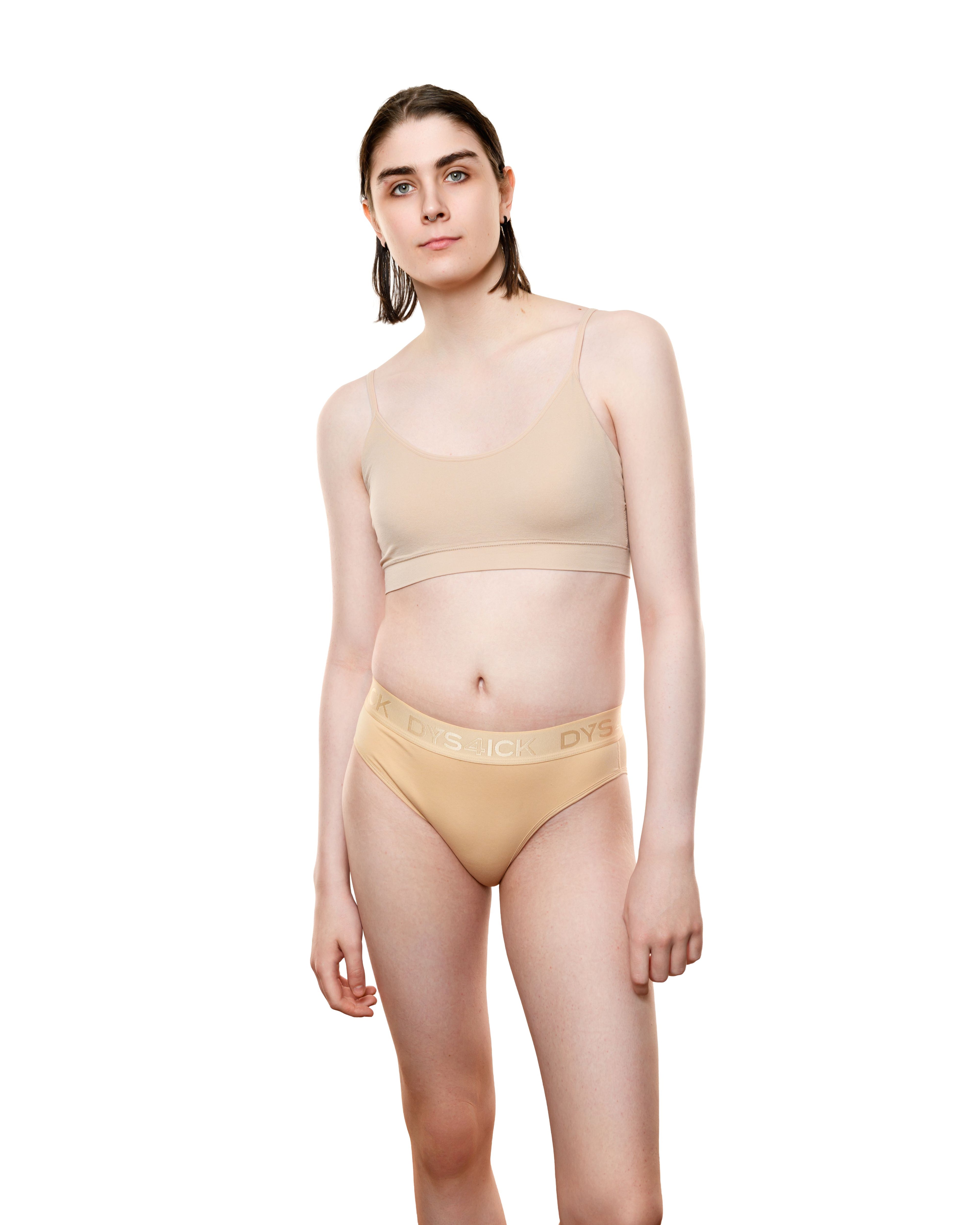 Champagne Luxe Tucks Panties