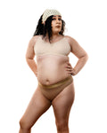 Mocha Luxe Tucks Panties