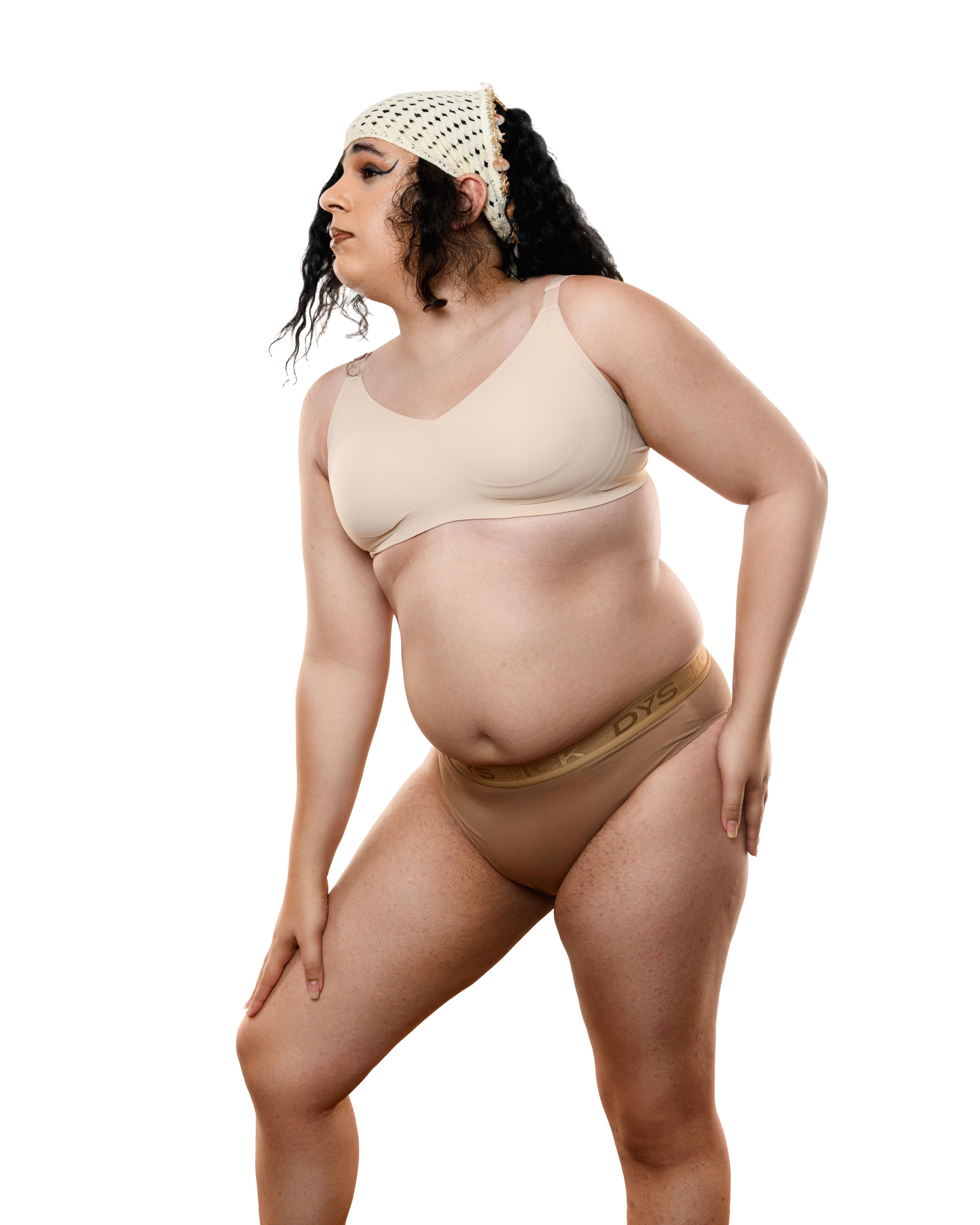 Mocha Luxe Tucks Panties