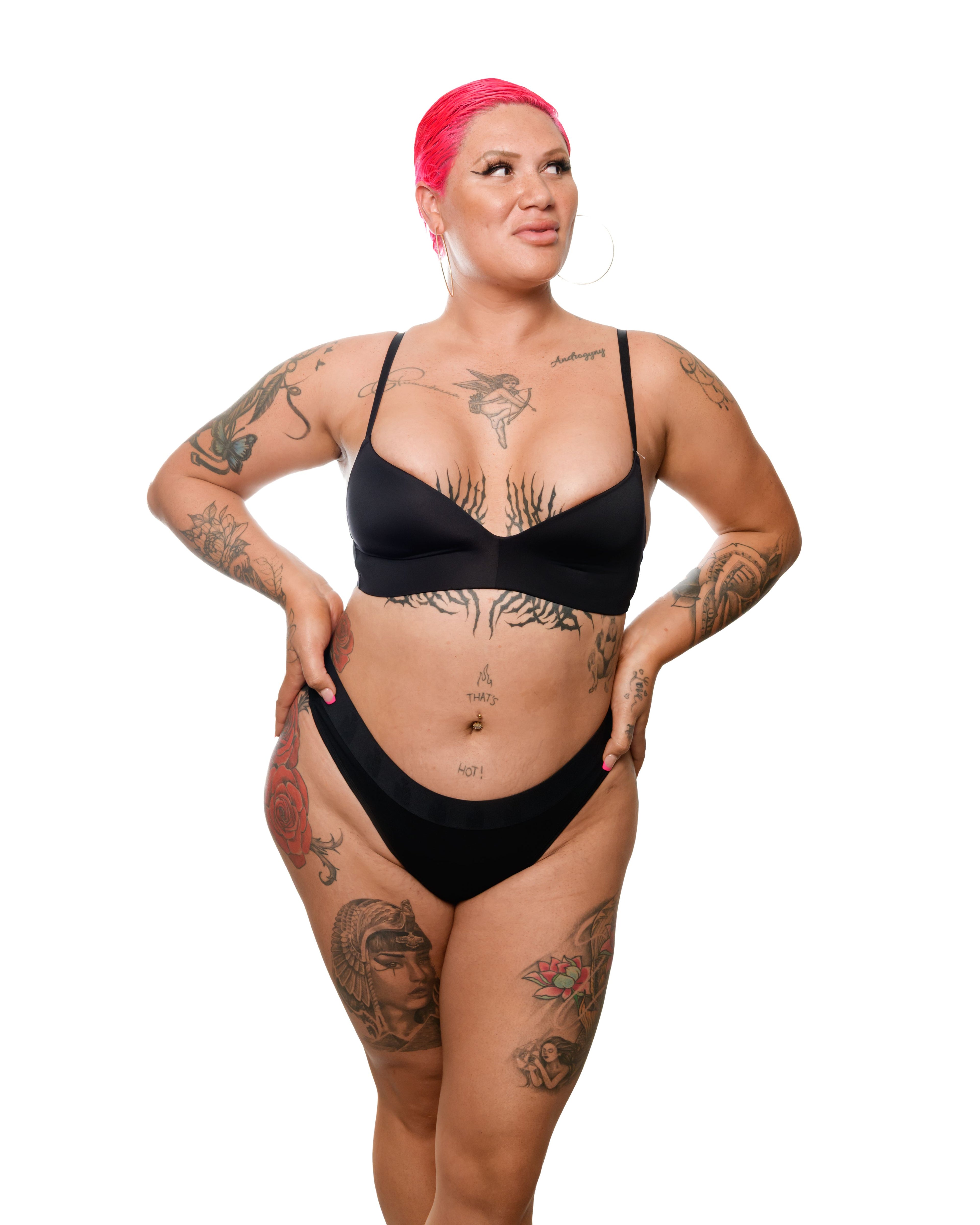 Luxe Tucks Brazilian Style Underwear